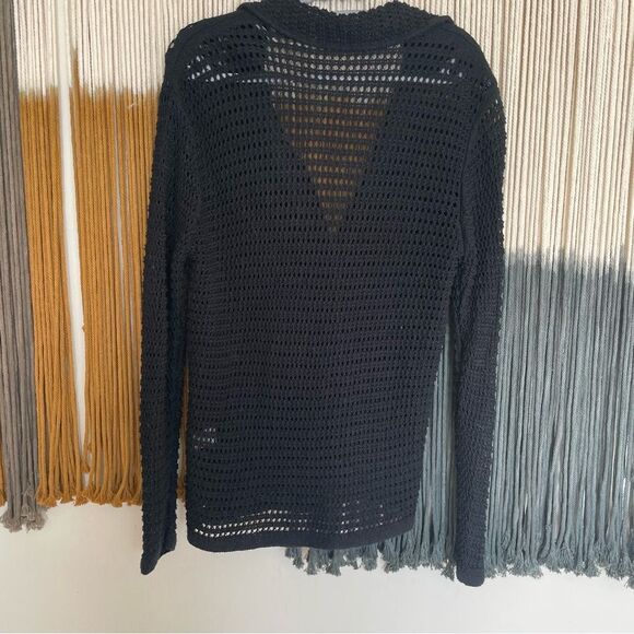 United Arrows | Beauty & Youth Black Knitted Cardigan - One Size - Picture 2 of 4